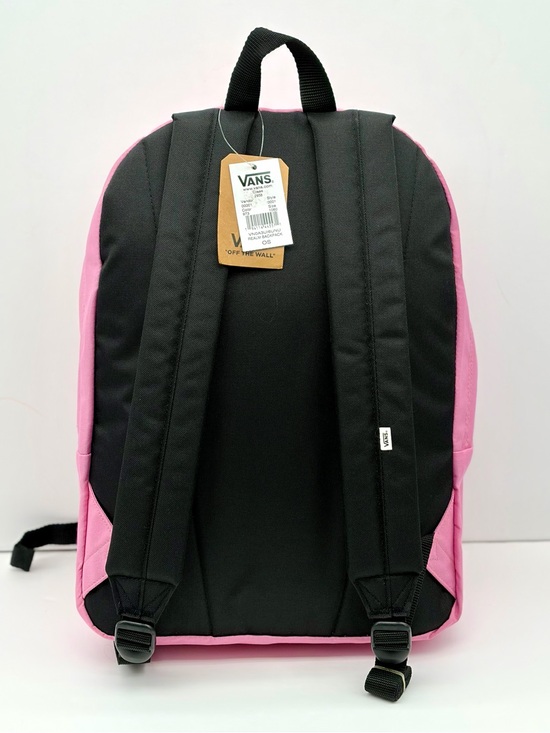 Vans Pink Backpack with Black Logo Patch main image 7